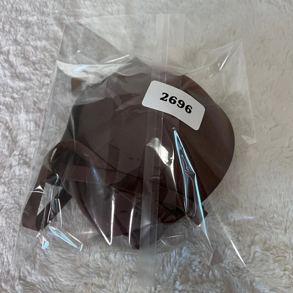 SKIMS Women's Ultimate Push-Up‎ Strapless Bra Jasper Brown 32DD BA-BAN-3208 NWT